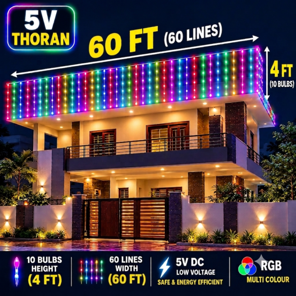 4ft(height) x 60ft(width) Pixel Led Design Thoran