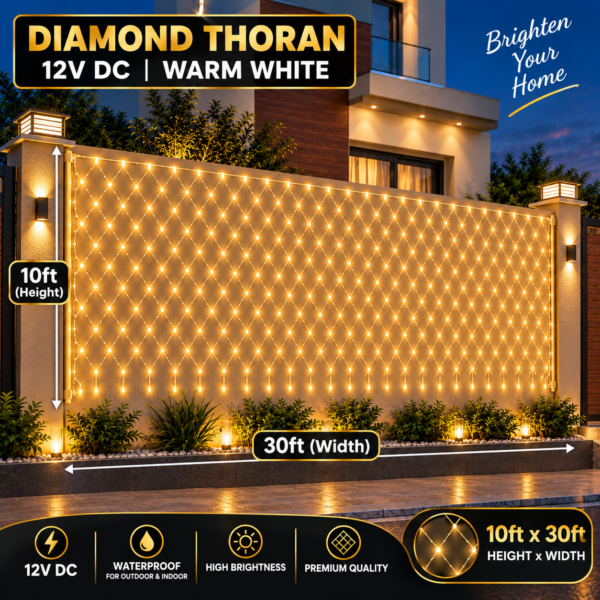 12v SMD 10ft(height) x 30ft(width) Diamond Thoran