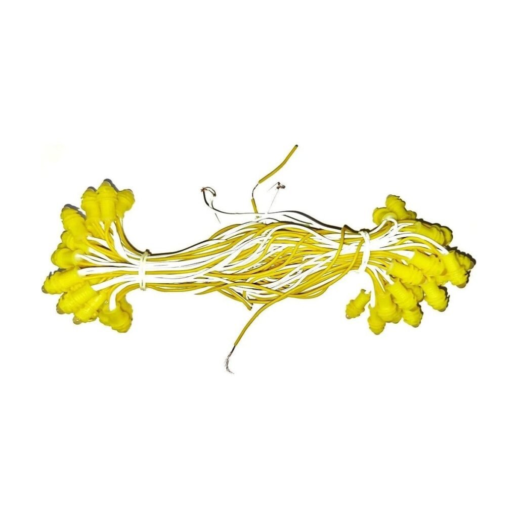 12V Yellow LED String 7 Inch, 50 Bulbs