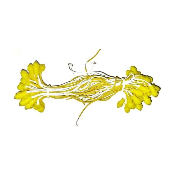 12V Yellow LED String 7 Inch, 50 Bulbs
