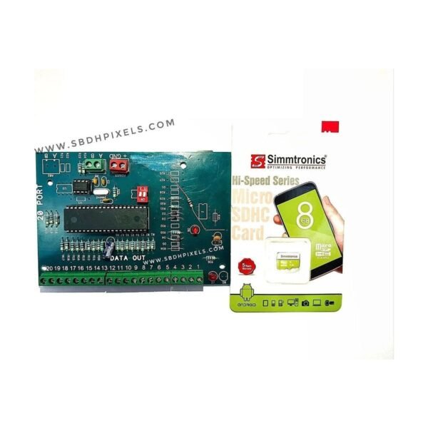20 Port SD Card Pixel Controller Board