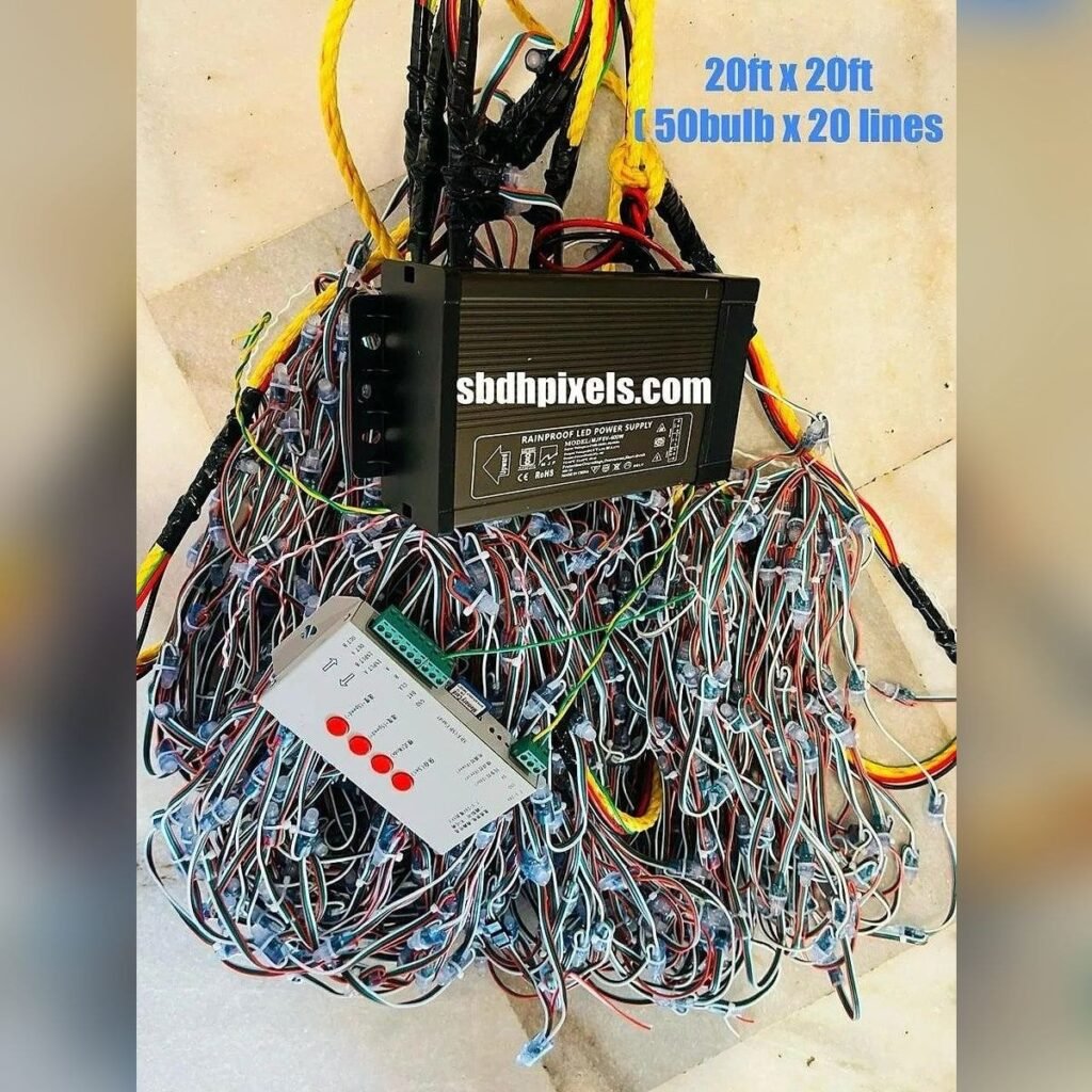 20x20 Ft Waterproof Pixel Thoranam Set