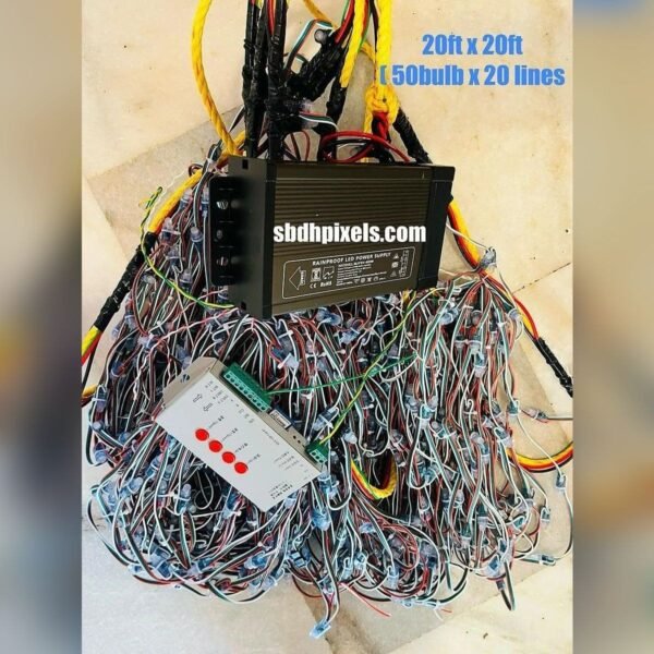 20x20 Ft Waterproof Pixel Thoranam Set