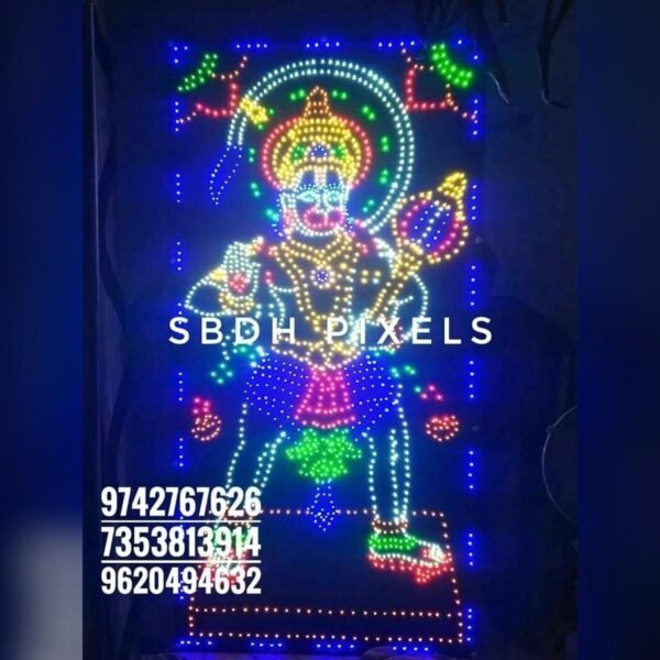 4x8 Ft Hanuman Pixel LED Board