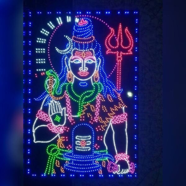 4x8 Ft Lord Shiva Pixel LED Board