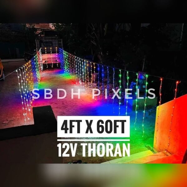 4x60 Ft 12V LED Thoran, Mix Colour