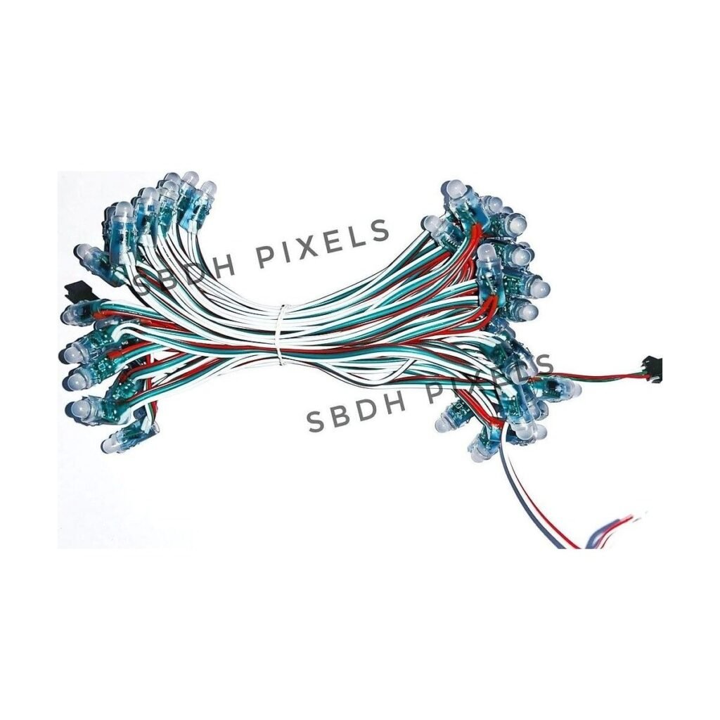5V RGB Pixel String 7 Inch WS2811, 50 Pixels
