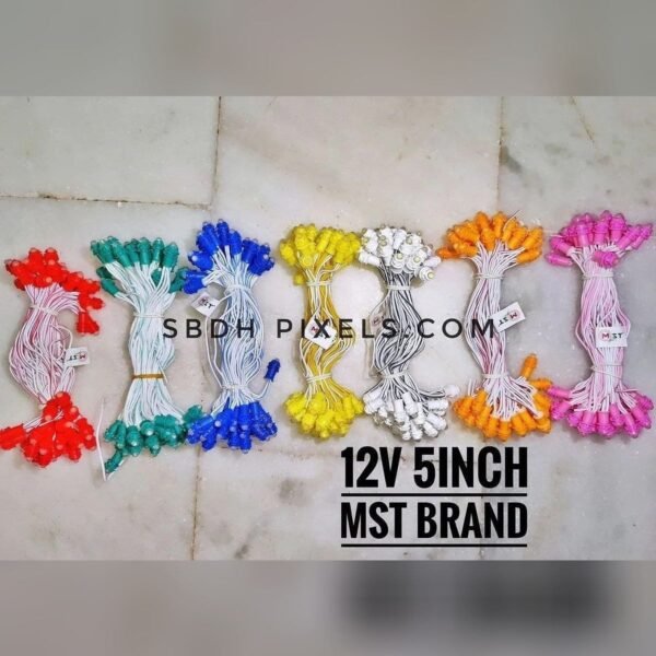 MST 12V LED String 5 Inch 20 Ft, 7 Colours