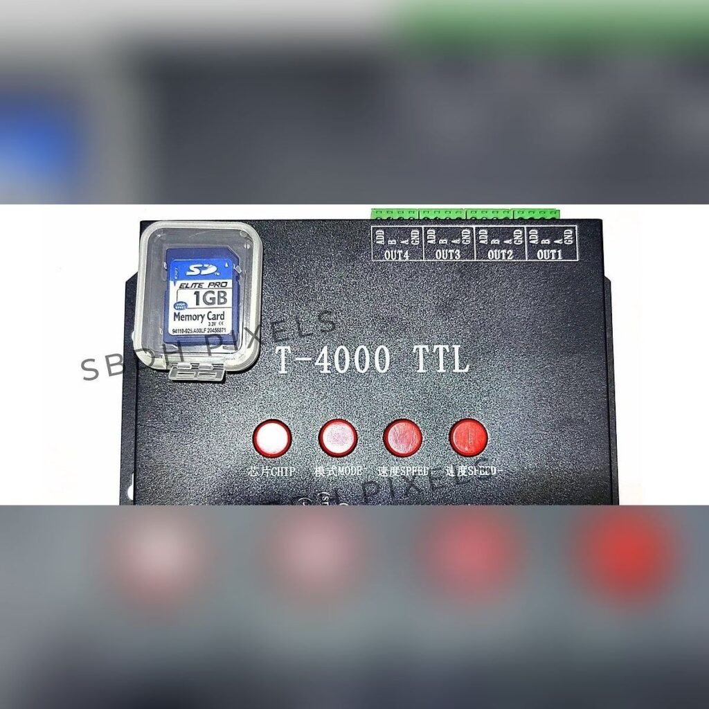 T4000 SD Card Pixel Controller, 4000 LEDs